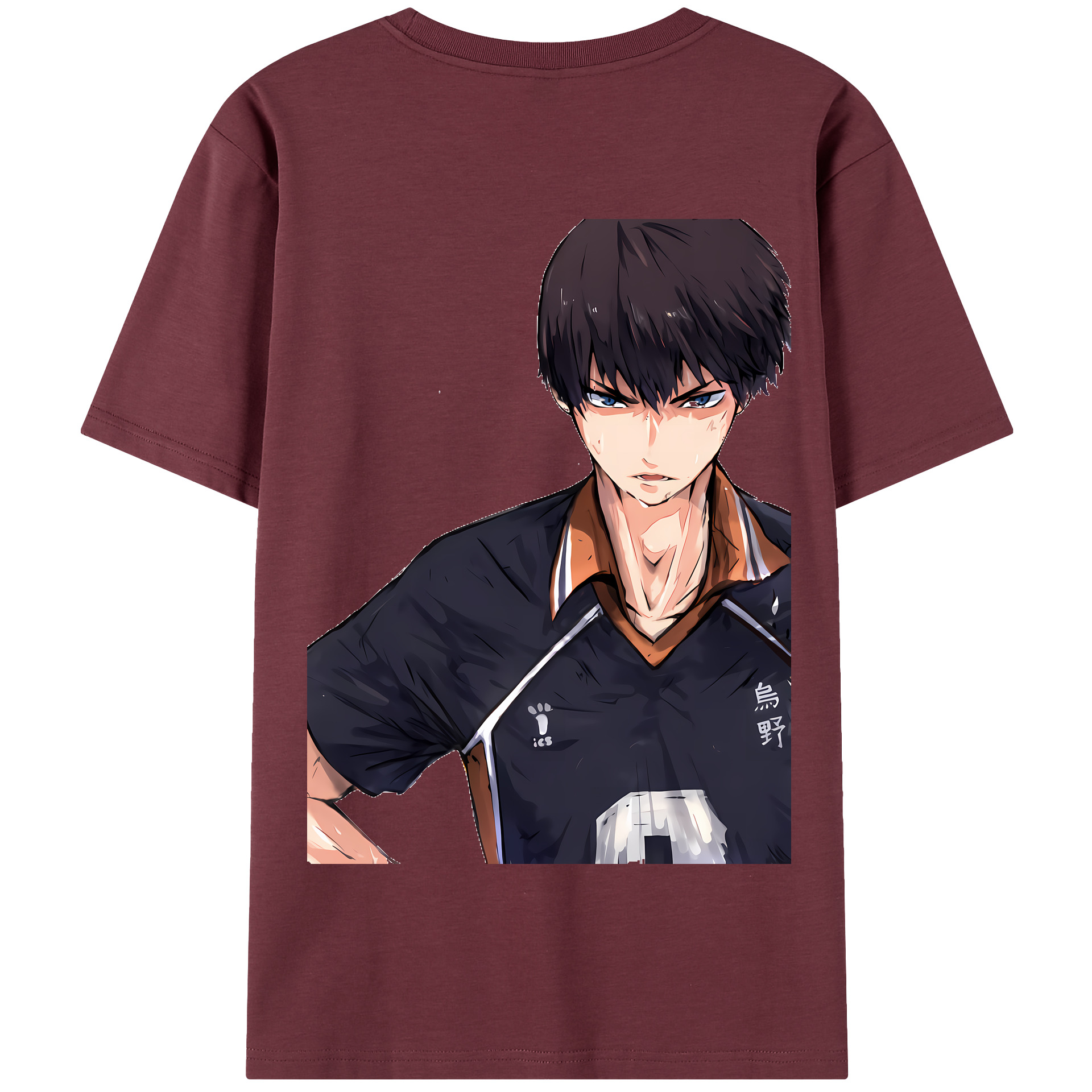 （画像用） ハイキュー!! Haikyu!! 綿100％半袖Tシャツ（背面プリント）